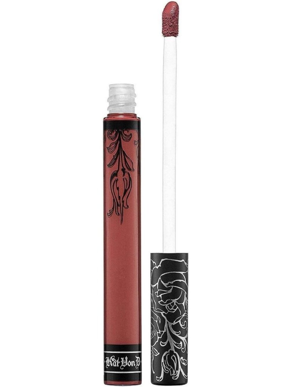 Long-Lasting Liquid Lipstick in Chestnut Rose - Perfect for All-Day Wear!
